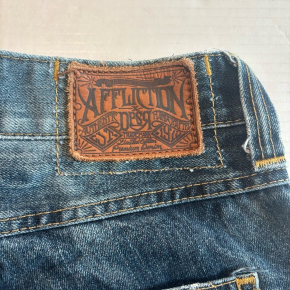 Affliction Blake Limited‎ Edition Distressed Premium Relaxed Jeans Men’s Size 30 - Picture 4 of 16